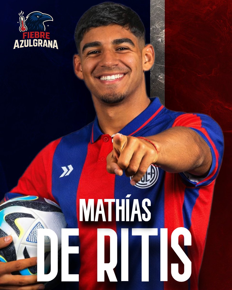 renteria_fans's tweet photo. ✅Mathías #DeRitis es NUEVO JUGADOR de #SanLorezo.
📝El lateral izquierdo uruguayo de 22 años llega libre. Viene de estar en Peñarol.
🔜Hoy por la tarde se hará la revisión médica y mañana se sumará a los entrenamientos.
@RomanKotler https://t.co/09zDHqfkc7