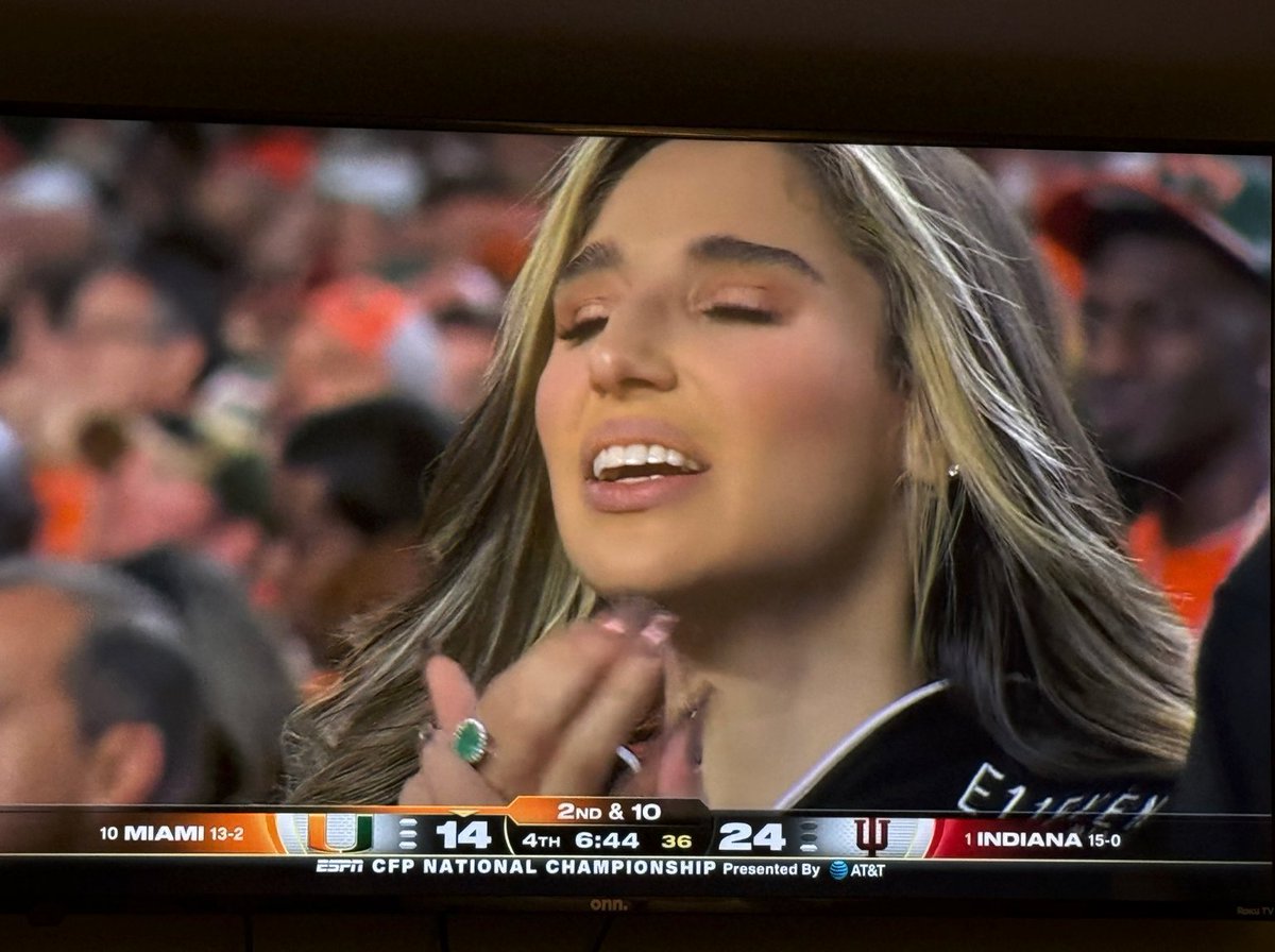 Shoutout to the guy who was watching the National Championship with his wife and said 'Holy shit that's Abella Danger' and then got absolutely torn apart for the rest of the 4th quarter before getting exiled to the couch 

(it was me, I'm that guy)