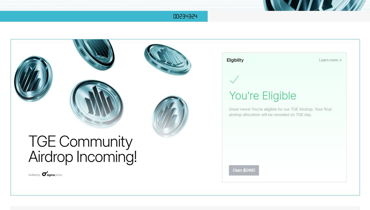 ETHGas 可以查了，显示有资格但没数量，不知有多少个！
查询链接：ethgasfoundation.org/token/