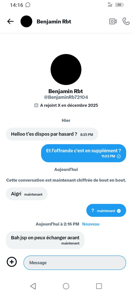 Marie0218790781's tweet image. Qu'est ce que vous ne comprenez pas dans l'offrande ? Vous m'envoyez 25€, mon PayPal est en bio et je pourrais parler avec vous bande d'imbéciles que vous êtes 🥴🚮 
@BenjaminRb72104 

Je n'ai pas de scrupules à vous affichez 🤓