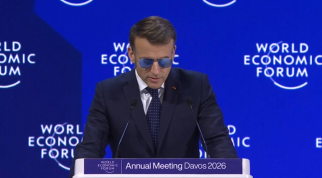 DeItaone's tweet photo. FRANCE'S MACRON: I SUGGEST NOT TO ACCEPT THE LAW OF THE STRONGEST PART https://t.co/W7FGbdmIOV