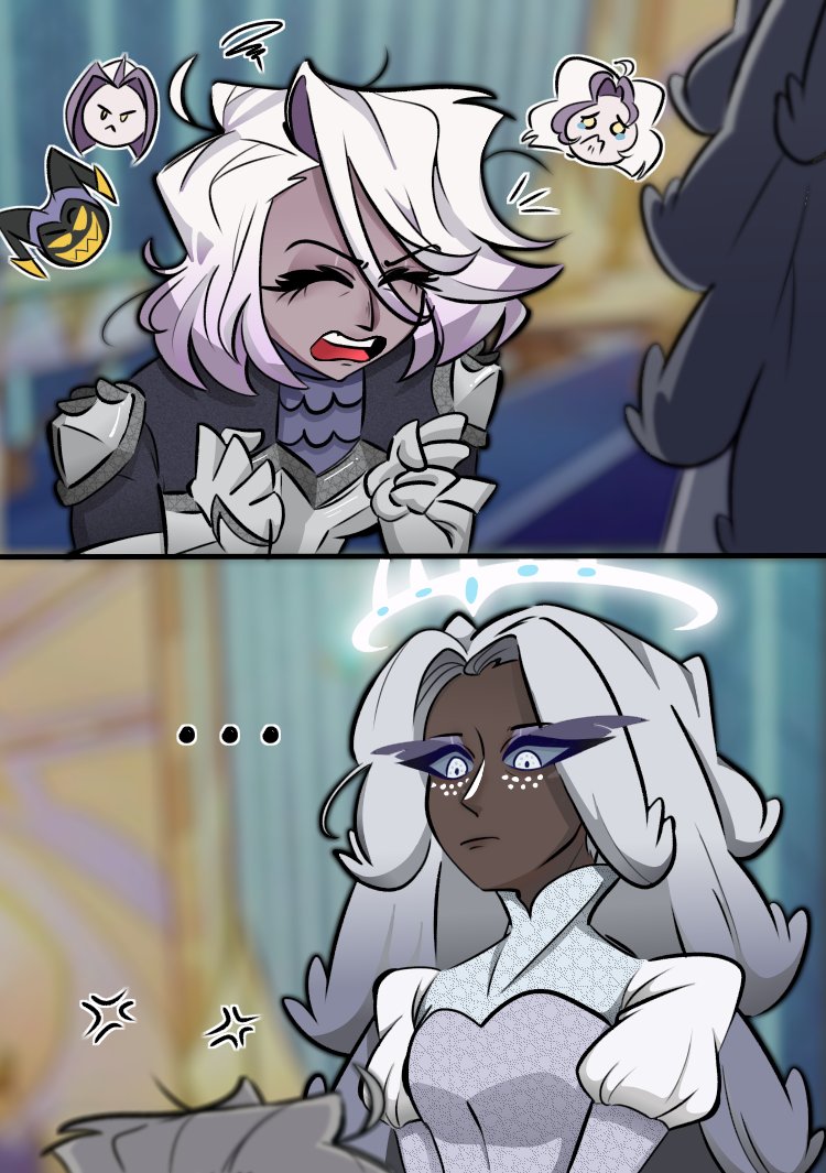 b0rr1ng1's tweet image. forgive me for my love towards rarepairs😇😌
i've change ways to draw vaggi's hair so many times, but i really like this one. so i might stick with it, until i change my mind.

#hazbinhotelvaggie #hazbinhotelsera #vaggie #vaggi #VaggixSera