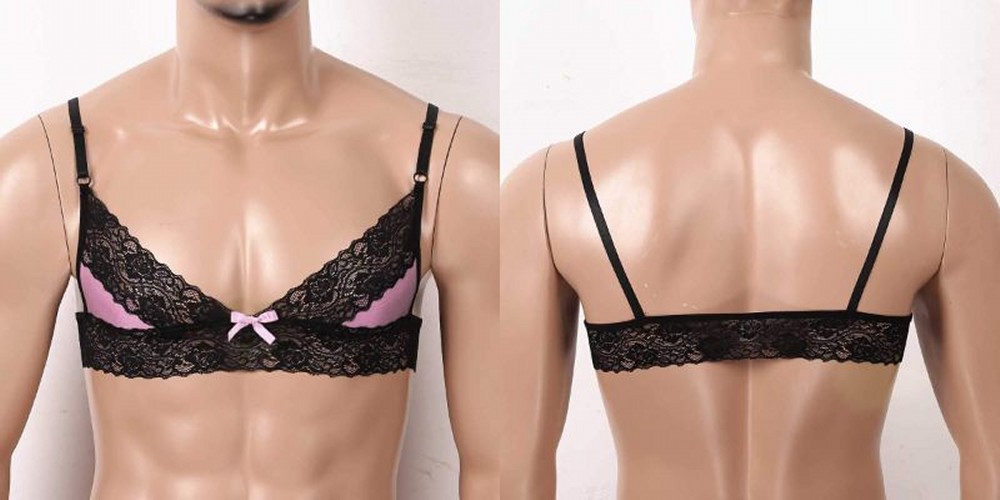 「花柄レースメンズブラジャー」発売中！購入⇒amzn.to/4qc1Hua