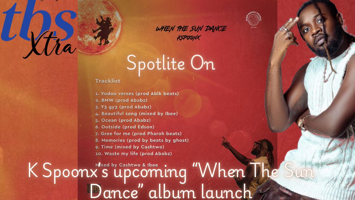 tbsxtra3690's tweet photo. We shone our #Spotlite on @spoonar ahead of the launch of his new When The Sun Dance album! Enjoy the video, and don’t forget to like, comment, share and subscribe!
https://t.co/c9t4EZx5Uh
#TBSXtra #KSpoonx #Ghana #Music #GhanaianMusic https://t.co/wTgkLBmg7O