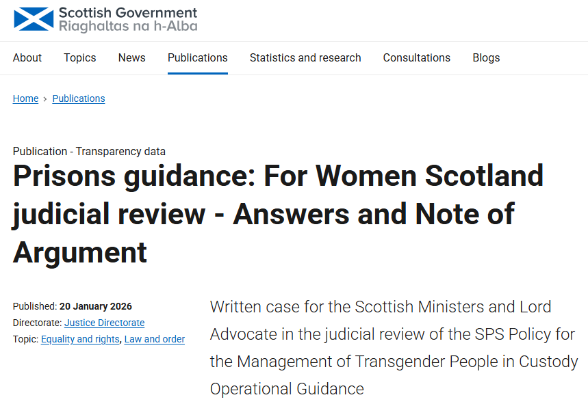boswelltoday's tweet photo. The Scottish Government says men in women’s prisons is fine because: no woman has sued yet, single-sex doesn’t really mean single-sex, human rights always point one way, women’s boundaries are negotiable and if the law disagrees the law is the problem. All perfectly normal, apparently. 
https://t.co/8pZKuc7udU