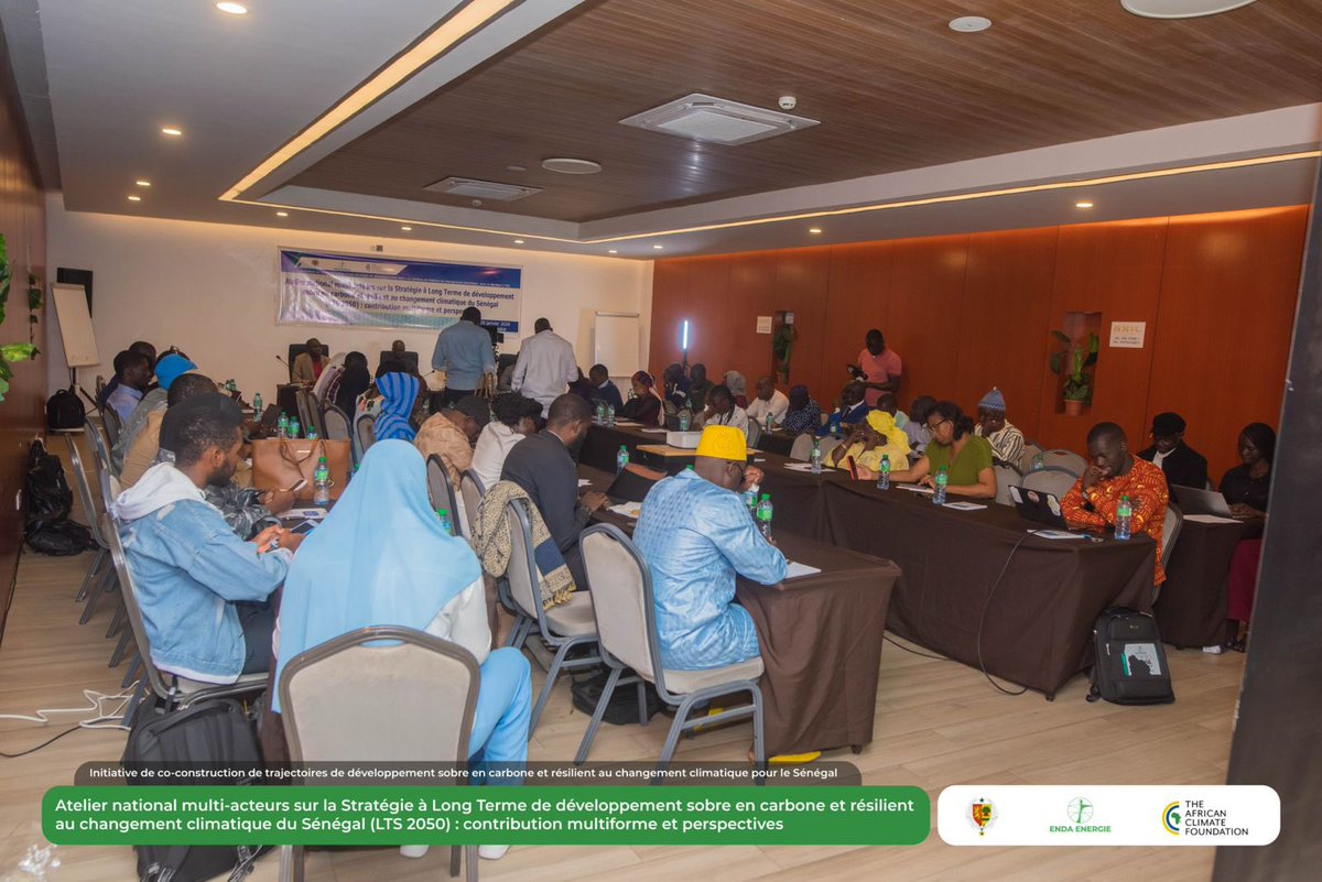 endaenergylinks's tweet image. #LTSSenegal
L’atelier national #multi-acteurs sur la Stratégie à Long Terme de développement sobre en carbone et résilient au changement climatique (#LTS_2050) se tient aujourd’hui à Dakar, réunissant décideurs publics, #collectivités territoriales, secteur privé, société civile