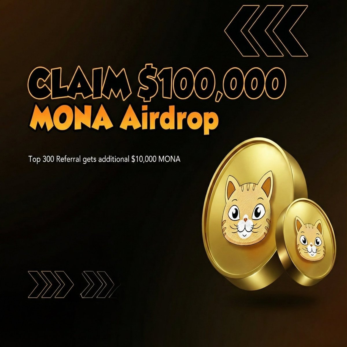 Monabsctoken's tweet image. $MONA token is launching soon 📈

First 1,000 Address Receive 1,000,000 $MONA

Follow, like, RT (Drop your $BSC wallet)

Reward will be sent in 12 hours ⏰