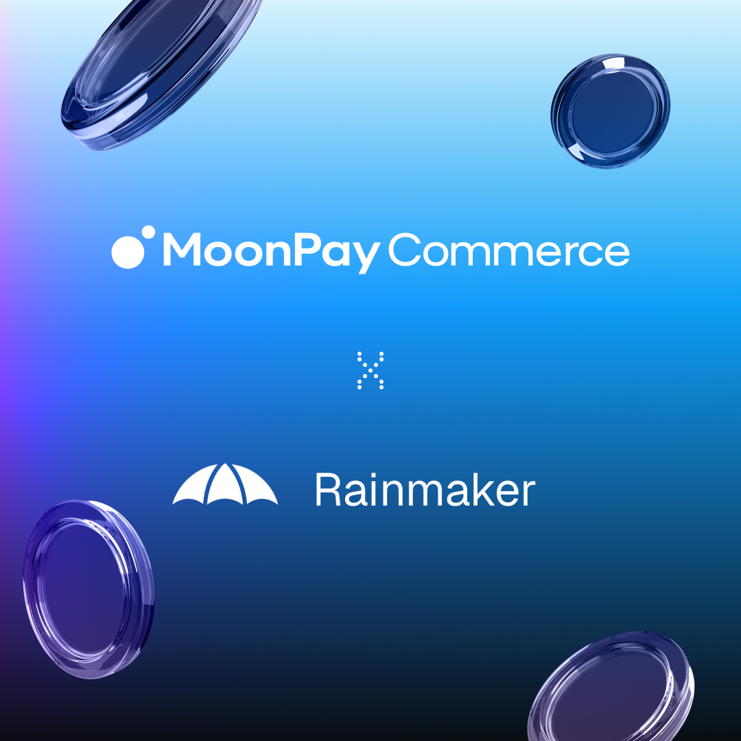 MoonPayCommerce's tweet image. BREAKING: @rainmakerdotfun has integrated MoonPay Commerce as their official payments partner