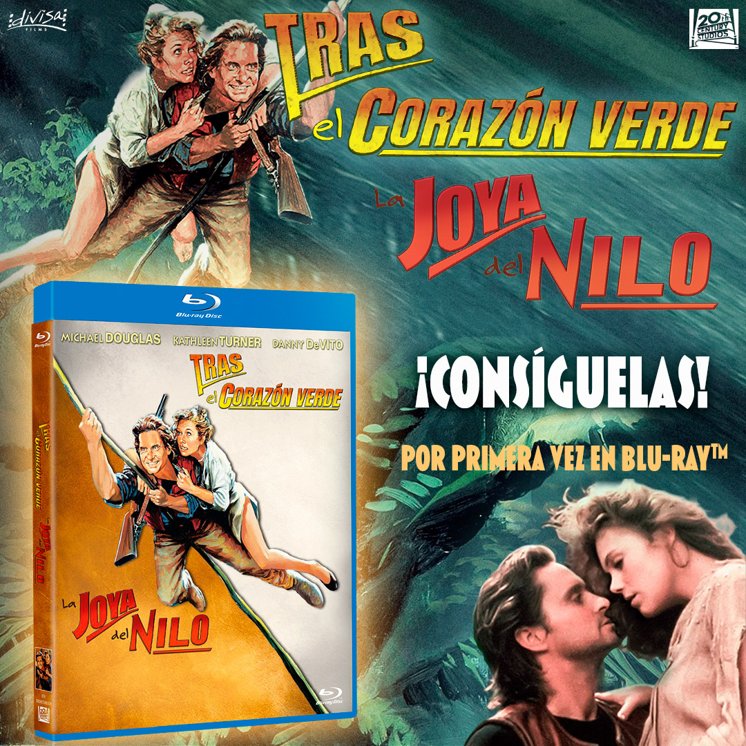 ‼️#SORTEO‼️

¡2 EDICIONES #BluRay de #TrasElCorazonVerde💚y #LaJoyaDelNilo💎! ¡21 de enero a la venta!

👍🏻 RT + FOLLOW + MENCIÓN a un amigo

👉🏻 ¡Síguenos! <a href="/DivisaFilms/">Divisa Films</a> y <a href="/35milimetros_es/">35 Milímetros Cine y TV 🎬 📺</a>

⏰ Fin: 27/01 a las 12:00 h.

Más info: bit.ly/3ZvcuRP