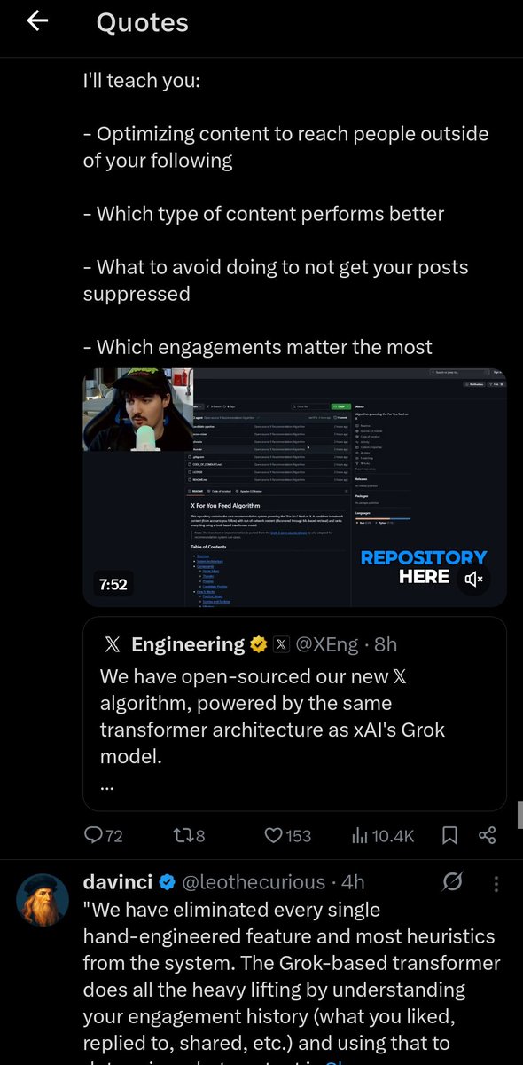 Nyxify__'s tweet photo. These mfs are doing mathematical analysis of the algorithm. 

Fucking nerds. Lmao https://t.co/GGjRhfVgHz