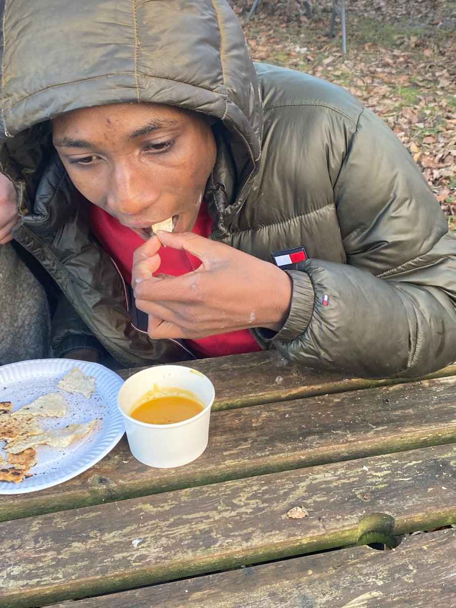 RivermeadROCC's tweet photo. Over Christmas we were thrilled to welcome Wild Classroom back for some hands‑on outdoor cooking - soup simmering, flatbreads sizzling, and plenty of festive fun! @wildclassroomuk @RivermeadCEO  @RivermeadExecHT @RITDeputyCEO #Respite #SEND #Medway https://t.co/9HyjMLu9GG
