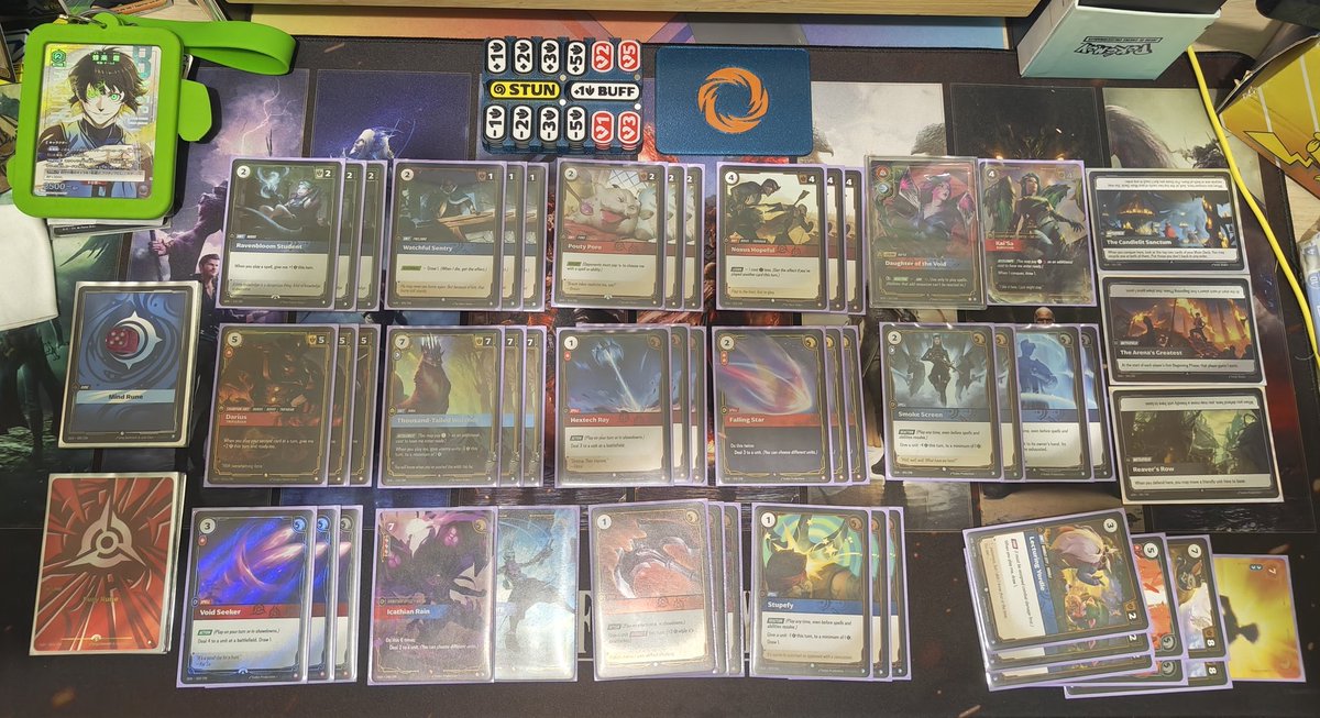 Top 11/42 en el Skirmish de Cañón Cosmo del domingo 
R1 Yi sin aurora LL 🎲W
R2 Volibear aurora WW 🎲W
R3 Teemo de <a href="/RodriMJ_PTCG_/">IRL rodri</a> WLL 🎲W
R4 Annie WW 🎲L 
R5 Darius WW 🎲W 

Muy buenas sensaciones después de estar a full con pkm, mola desconectar! 

<a href="/IslaRemolinoTCG/">Islas Remolino TCG</a> 🌪️🌀