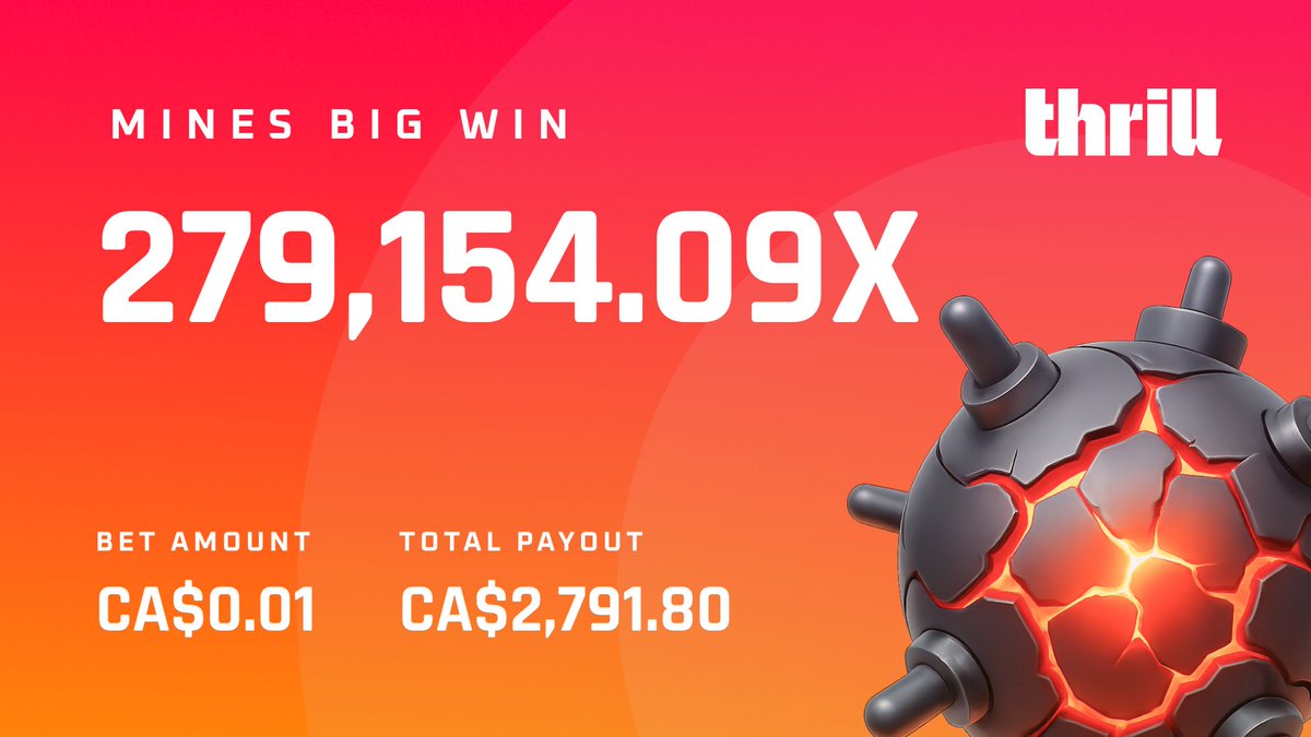 Thrill_com's tweet photo. A 6-Figure Multiplier?! 😱

279,000x on Mines.

@DonicLivee what have you done? 😅 

Betslip 👉 https://t.co/RkMjPMNioA https://t.co/7738op5h0H