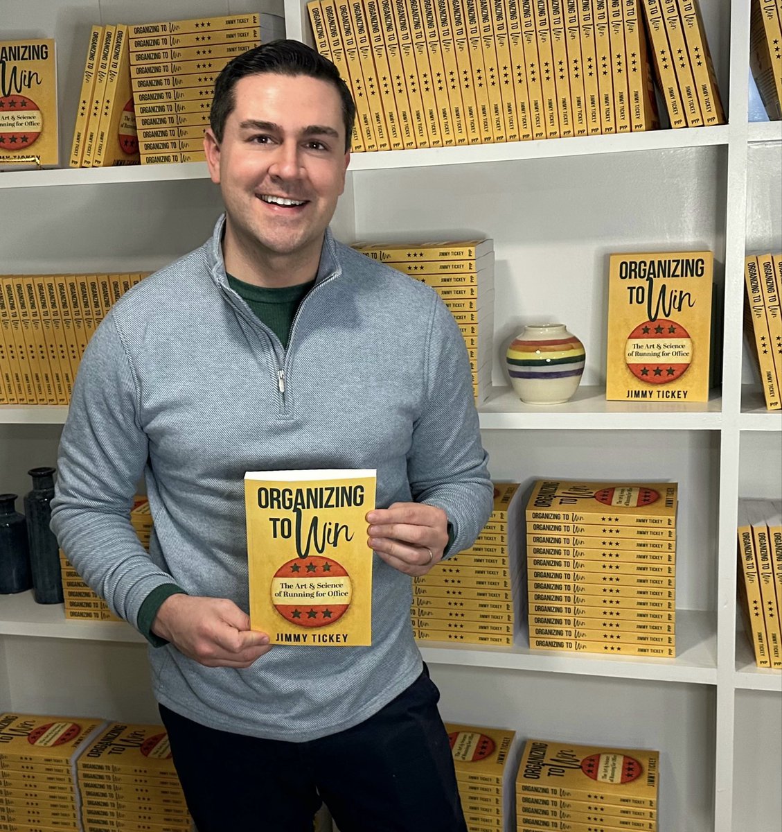 jimmytickey's tweet image. What if there was a book that teaches authentic voices to enter the political arena? Working with a publisher, I researched, wrote, designed, published, and signed copies of my book, Organizing to Win. If you pre-ordered a book, I thank you and you will receive it soon #newauthor