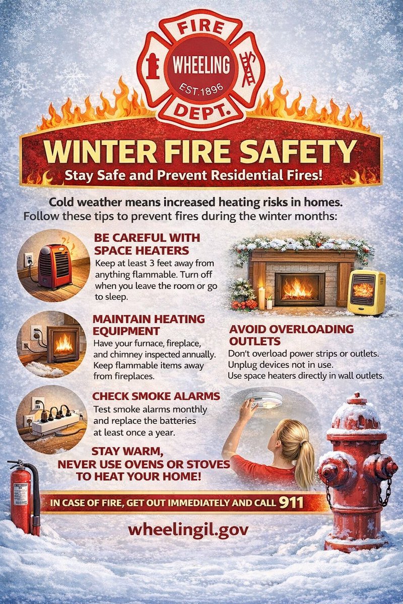 Wheeling Police and Fire Departments IL tweet media