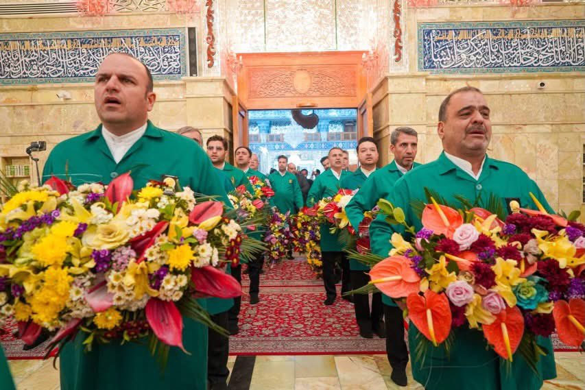 Awaited_Hope's tweet photo. Shrine of #Shareefa Bint al-Hassan (sa) adorned for the blessed Month of Shaban 

Location of the blessed shrine- In the city of Hillah, Babylon Province, Iraq, about 20-25 km from Karbala. Shareefa Bint Al-Hassan (sa) is Known as the "Miraculous Doctor" or "Healer of Ahl al-Bayt" (as); pilgrims visit her shrine seeking cures for diseases and fulfillment of needs. According to traditions: she was a prisoner with the captives of Karbala and suffered greatly, leading to her martyrdom after falling from a camel.