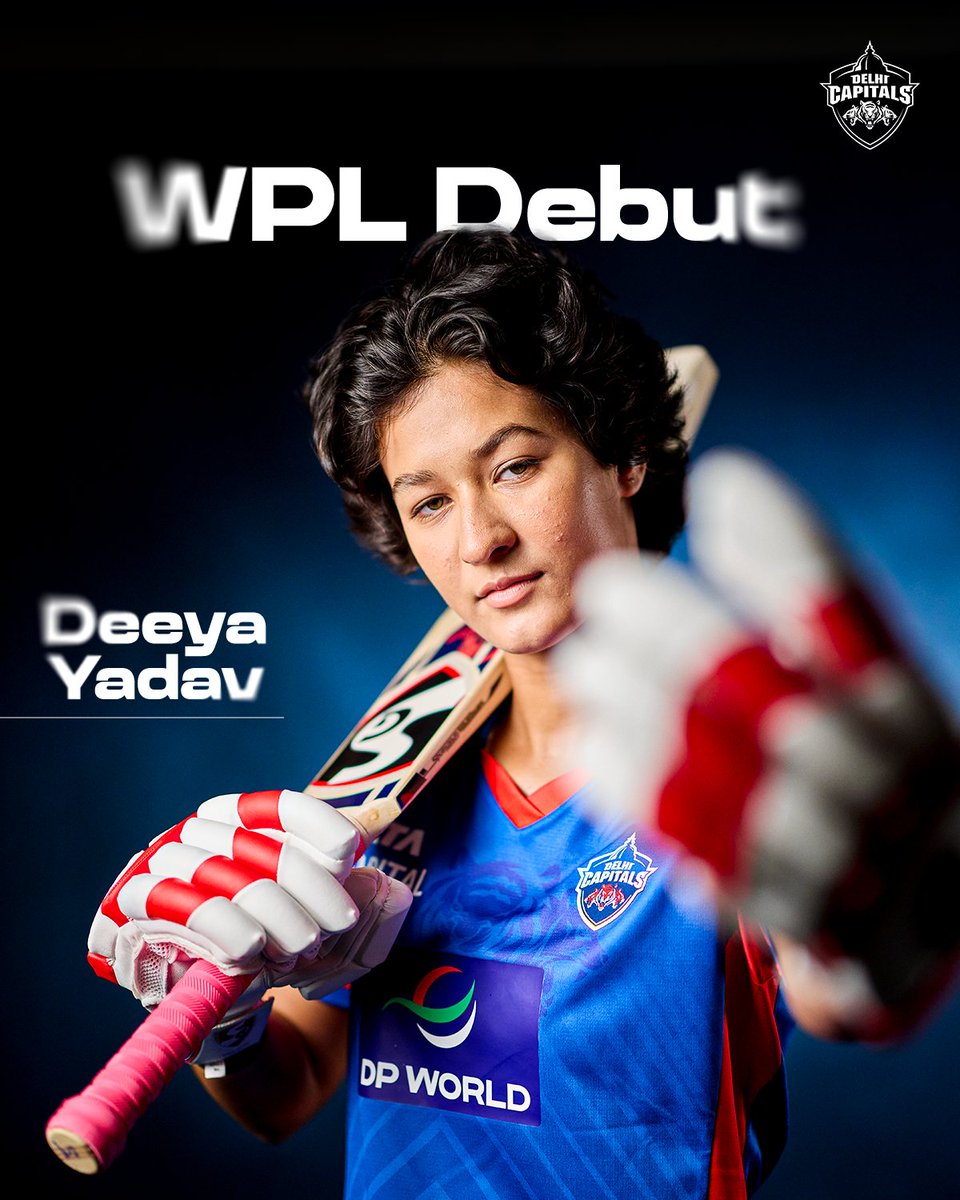 DelhiCapitals's tweet photo. 16 years and 103 days 💙❤️

Deeya Yadav, youngest-ever WPL player🔥 https://t.co/BKUWWkUv13