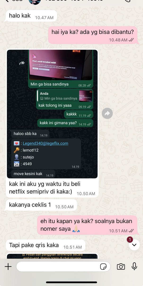 chigirzi's tweet image. ‼️ HELP RT PENIPU ‼️

Hati- hati ada kang resell !! dia nyolong katalog qris aku buat nipu orang sumpah jahat banget 

0881012136620 merchant gem payment

#zonauang