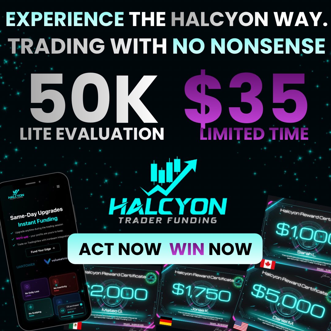 Halcyon Trader Funding (@HalcyonTrader1) / Posts / X