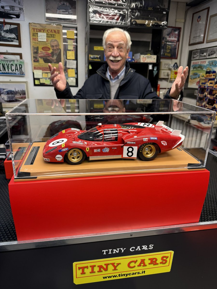 cars_tiny's tweet image. Ferrari 512 S24 H Le Mans 1970 Merzario Regazzoni Topmarques Scala 1:12 a 523€ da Tiny Cars #tinycars #scala112 #ferrari #lemans #ferrari512s