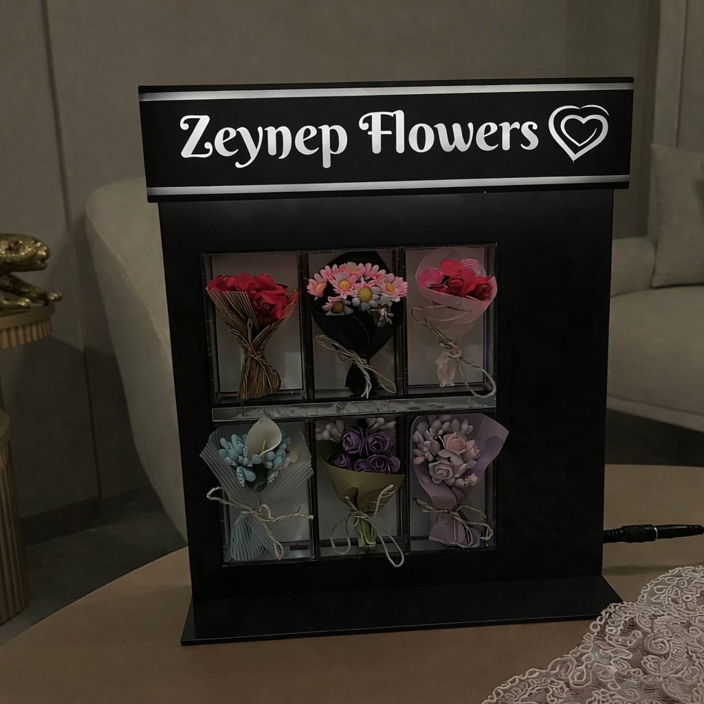 Biz daha çiçek almadık  otomatı çıkmış bide ..