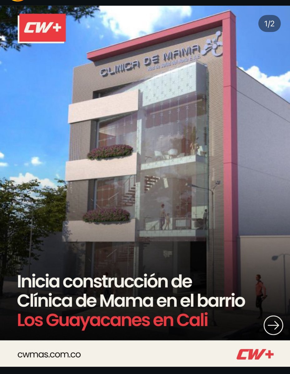 🚨Muy buenas noticias!!!  En Cali nos estamos tomando en serio el reto de convertirnos en el hub de salud más importante de América Latina, con un profundo componente social.

La Clínica de Mama es un proyecto de salud pública prioritario: fortalece la atención integral del