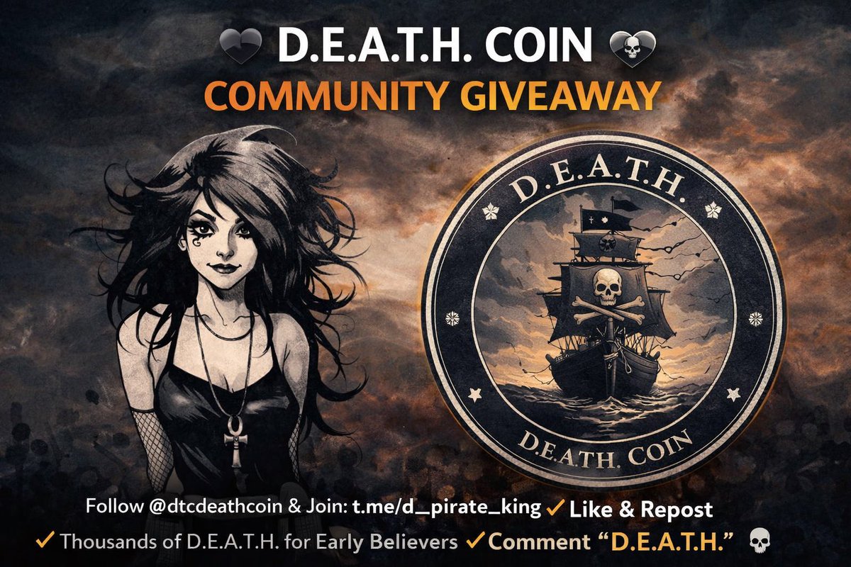 DTCdeathcoin's tweet image. DTC COIN AIRDROP SOLANA….
Send address 
Follow @DTCdeathcoin 
Like 
Retweet.
Comment done and send sol address.