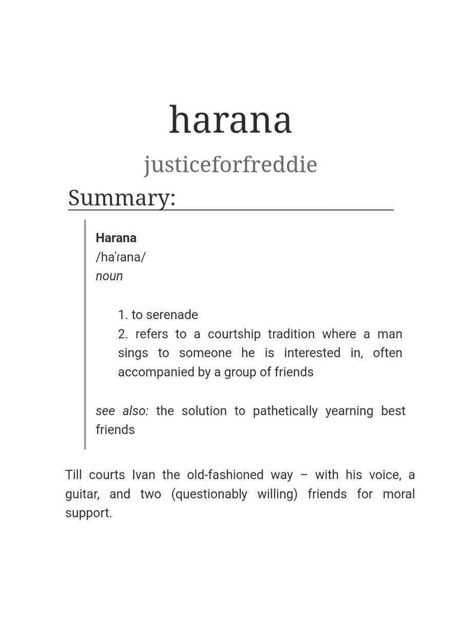 eepytill's tweet image. harana 

☆ 4.7k || Teen
☆ Tags: Jockemo fluff • Getting Together • Best Friends to Lovers • Confessions • Loverboy Till • Till &amp;amp; Sua bestie agenda 

archiveofourown.org/works/77997731

#ivantill