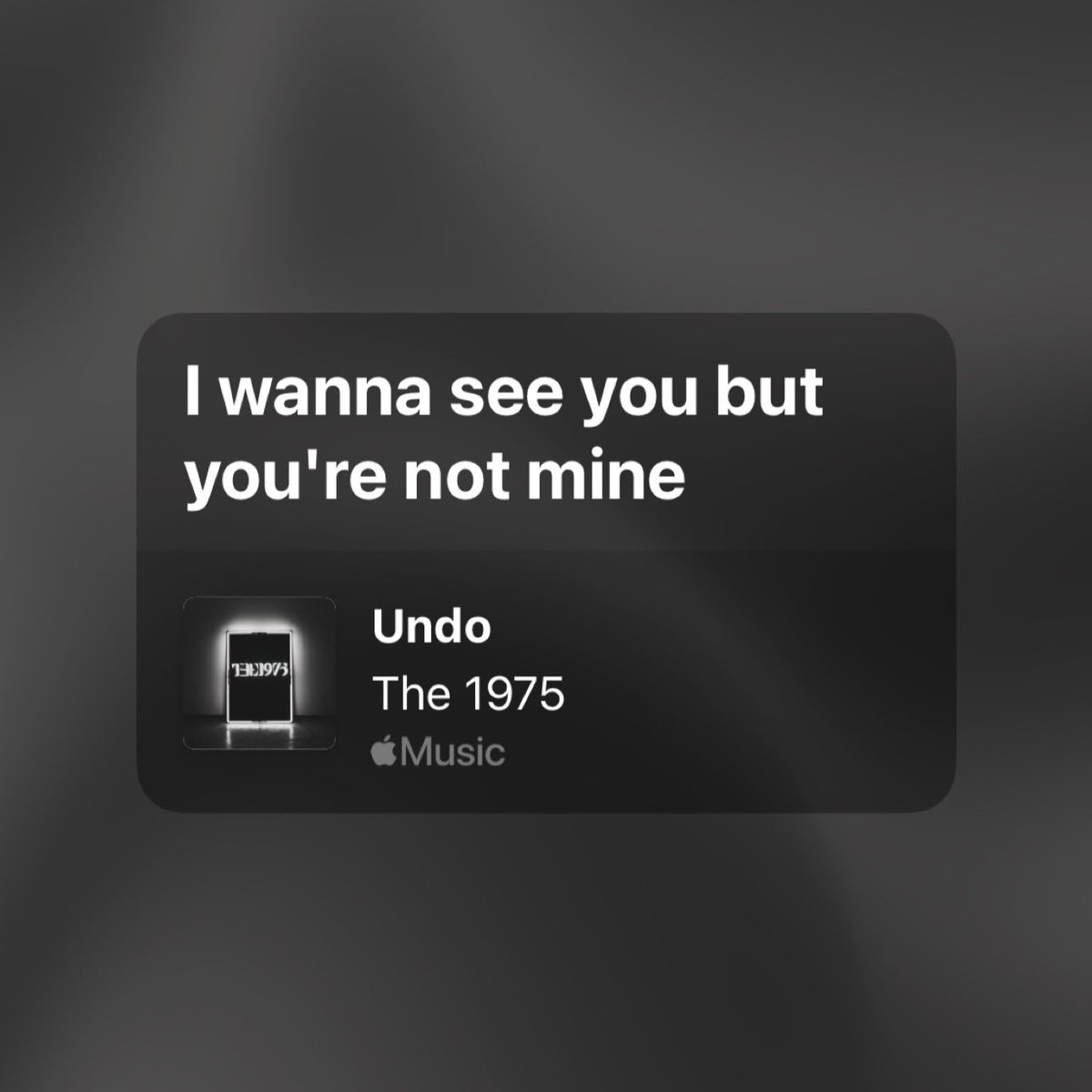 Undo by The 1975

#The1975