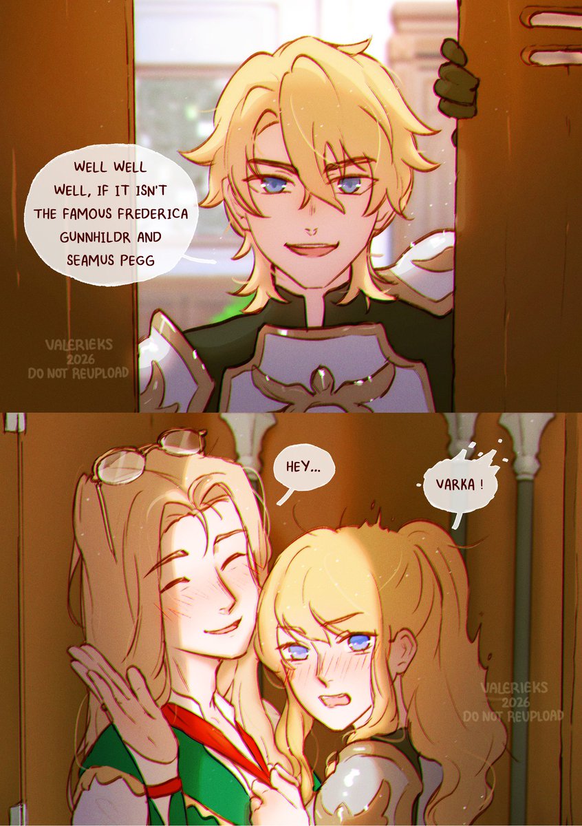 valerieks_'s tweet image. "Aren't you guys divorced"
Frederica Gunnhildr &amp;amp; Seamus Pegg:👫
#varka