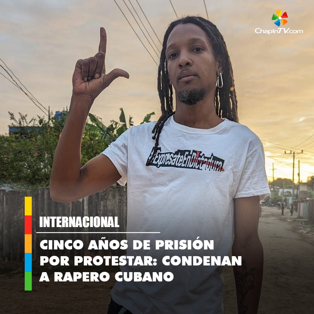 chapintv_'s tweet image. 🚨 Represión en Cuba: #rapero irá a #prisión por exigir derechos humanos ➡ bit.ly/3YNBMNu