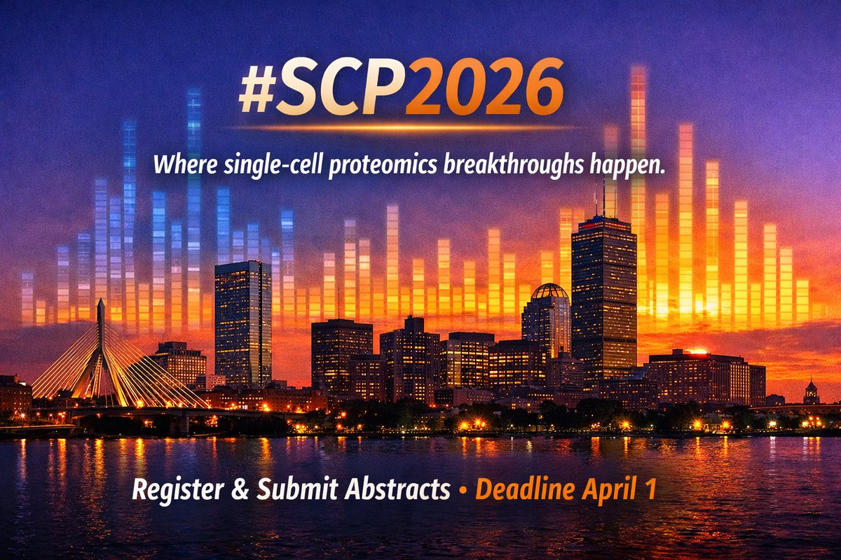 Single-Cell Proteomics Conference tweet media