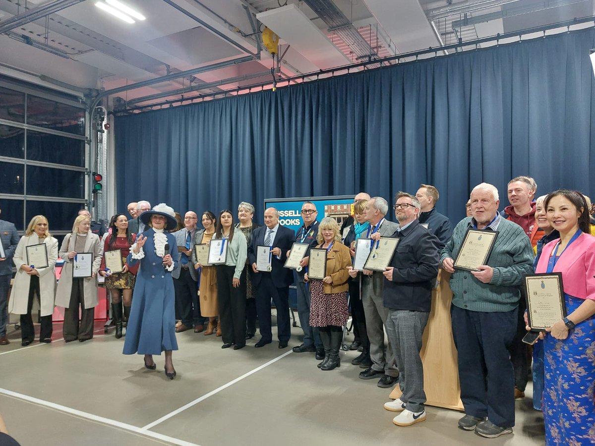 Last night I was delighted to receive a High Sheriff of Shropshire award from Jane Trowbridge, High Sheriff of Shropshire.

I was one of 38 volunteers recognised for 'great and valuable services to the community', in my case, for fundraising at my Posh Frocks Charity Dinner.