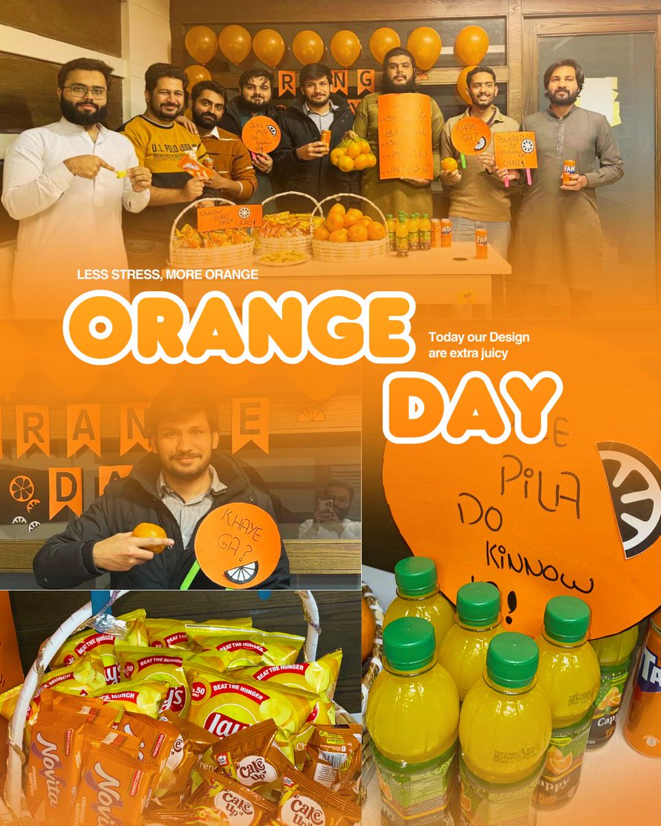 thecodegenesis_'s tweet photo. Orange Day Vibes at Code Genesis 🍊
Bright energy fuels bright ideas!
Creativity, Collaboration &amp; Courage drive us. #CodeGenesis #OrangeDay #TeamEnergy https://t.co/HBkYTCdJ5c