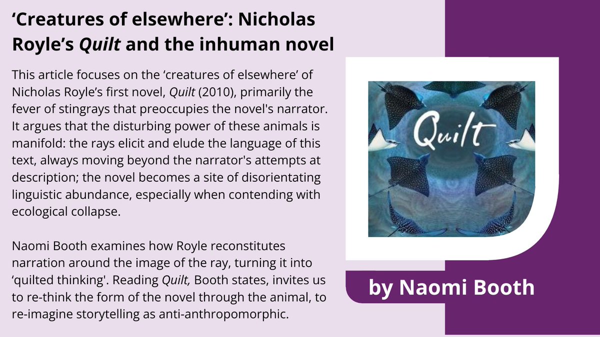 Research in English At Durham tweet media