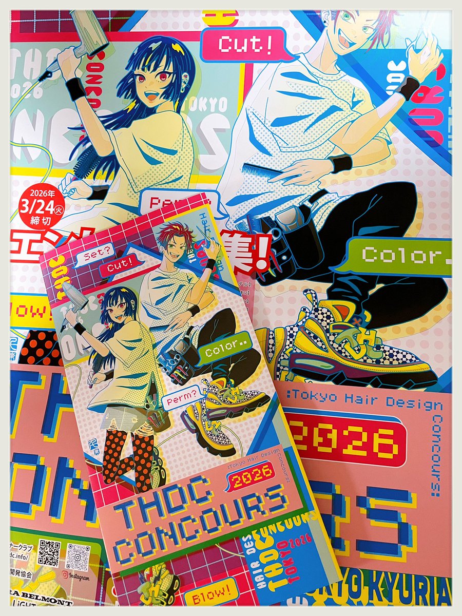 senrakuart's tweet image. art works】
ご報告が遅くなりましたが今年開催のTHDCポスター＆パンフレットのサンプルを送って頂きました、ありがとうございました🙇‍♀️✨
今年のポスターはマットで高級感ある質感で素敵でした‼︎
今回もイラストを担当させて頂き光栄です😭🙏✨
#senraku #千楽