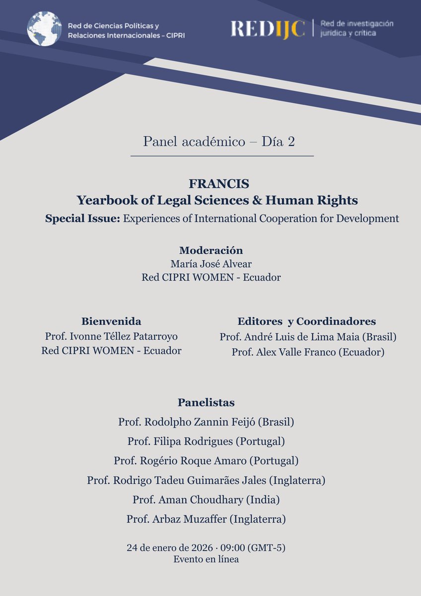 Red de Investigación Jurídica y Crítica tweet media