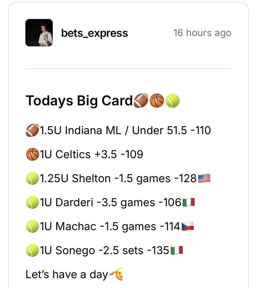 Express Bets🚂 tweet media