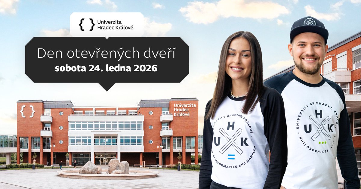V sobotu 24. ledna 2026 od 9:00 do 13:00 pro vás chystáme Den otevřených dveří! 
✅ Přednášky, esportová učebna, laboratoře kybernetické bezpečnosti a spousta dalšího. 
⏩ Celý program najdete zde: 1url.cz/hJAY5