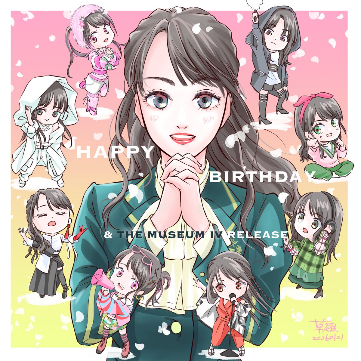 奈々さんお誕生日おめでとうございます🎂✨THE MUSEUM Ⅳ発売おめでとうございます㊗️🎉いつまでも奈々さんらしく元気に歌い続けてください！ずっと大好きです！！
#水樹奈々
#水樹奈々誕生祭2026
#水樹奈々生誕祭2026