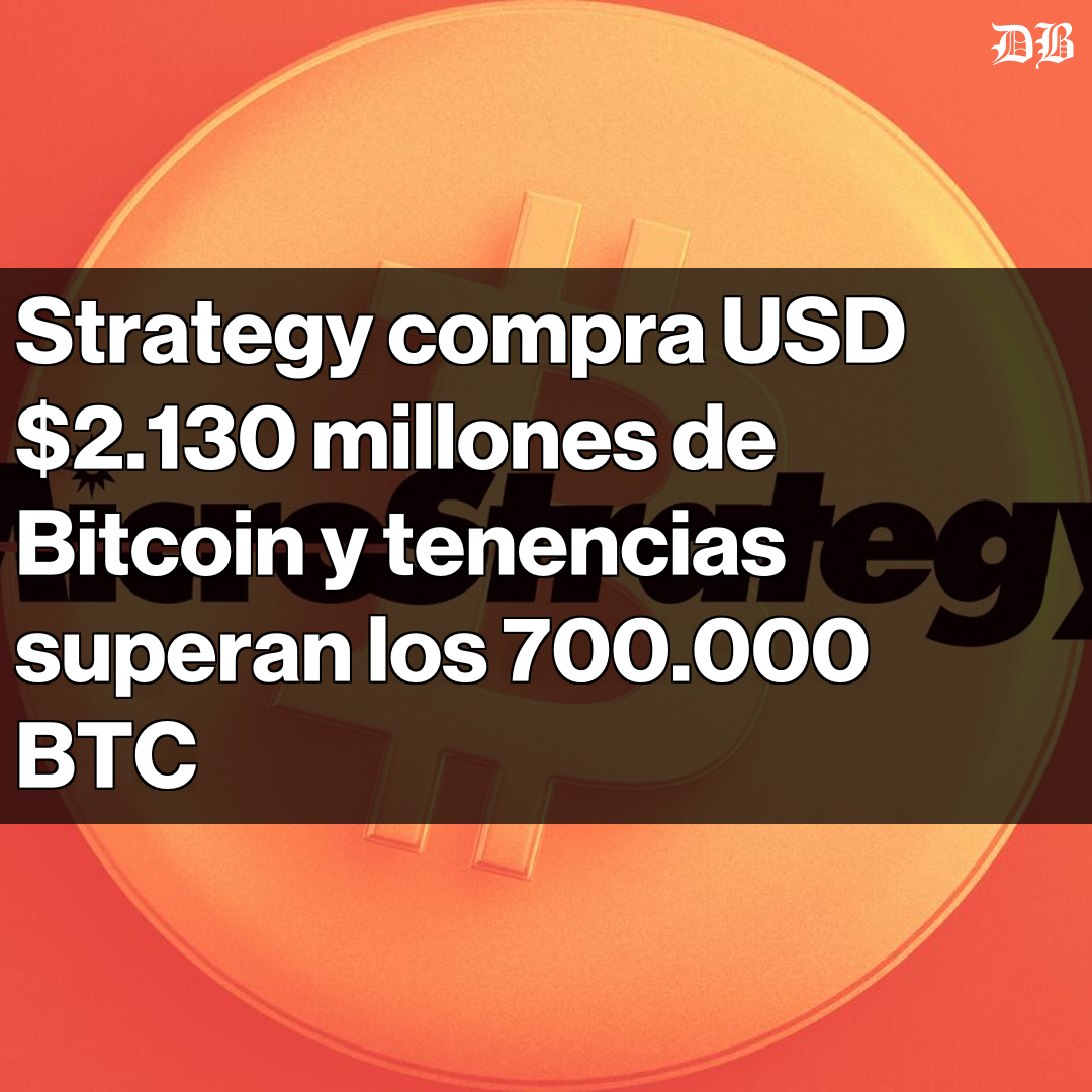 🚨 Strategy compra USD $2.130 millones en Bitcoin 🚨 La firma de Michael  Saylor acumula 22.205 BTC, elevando sus tenencias a 709.715 BTC. Valor  total supera los USD $64.000 millones. Esta es
