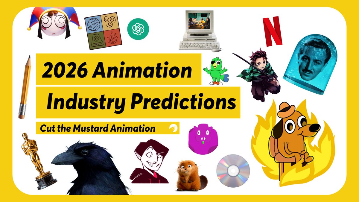 ctm_animation's tweet photo. Hi all - here's my 2026 predictions for the animation industry, covering some trends from the year ahead! 

https://t.co/C8VSJ1EKvp https://t.co/oXHr4nnS2d