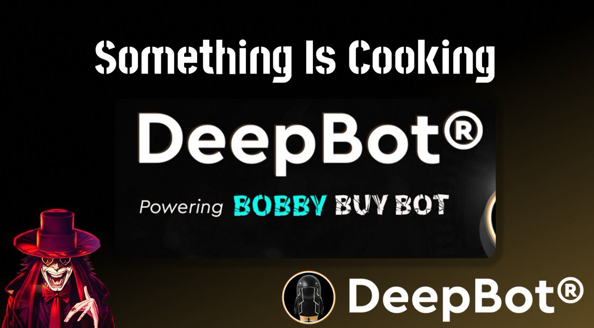 I am hearing things about multiple big releases possible by the <a href="/DeepBot_/">DeepBot®</a> team!

We all know they are cooking, and the revenue share is working live, but the best is yet to come...

$DEEPAI
Connect the dots