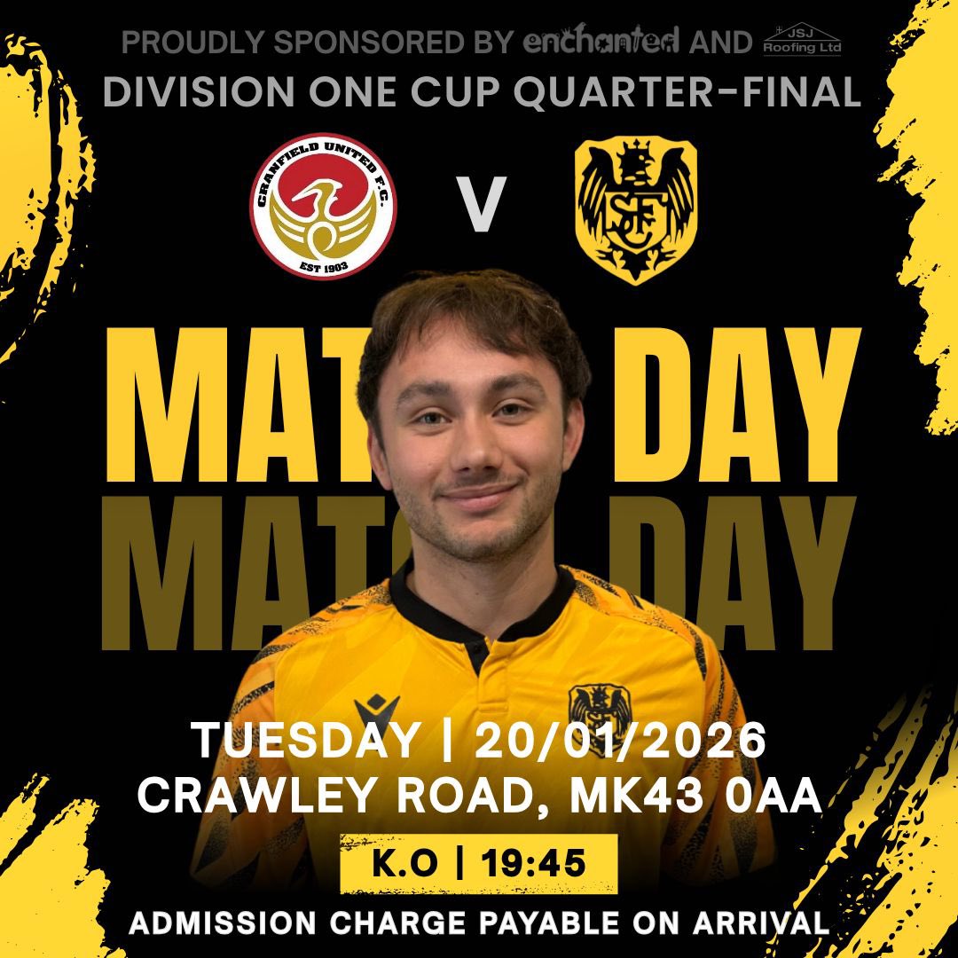 stotfoldDevs's tweet image. Tonight we travel to
@CranfieldUnited for the second of our cup quarter finals. This time it’s the @SSMFLOfficial Division one Cup. We lost a close battle last week, we go again. 
#UpTheFold 🟠⚫️