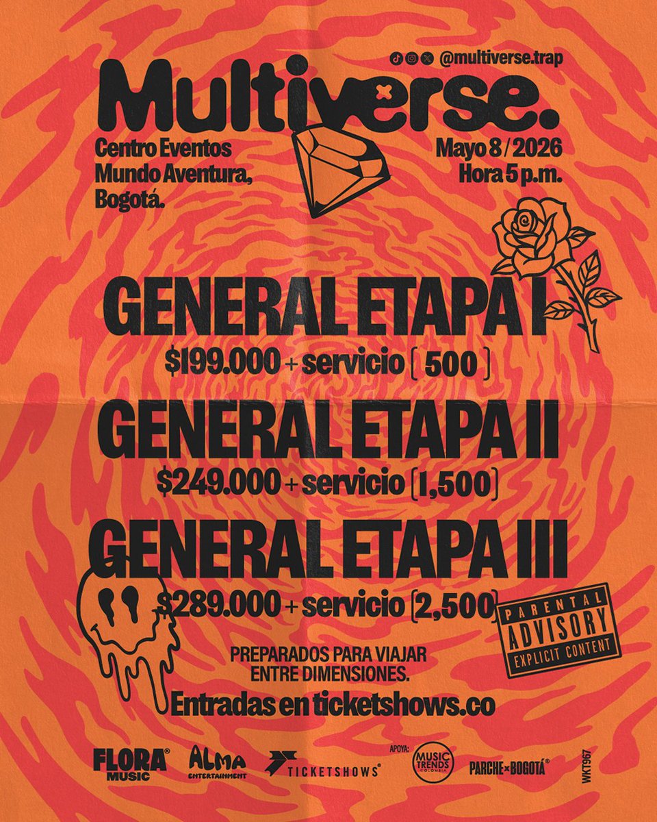 multiversetrap's tweet photo. Entradas disponibles desde el 22 de enero a las 9 a.m. a través de https://t.co/kXnvEKiXo0 con todos los medios de pago https://t.co/Q8mPn2NLA0