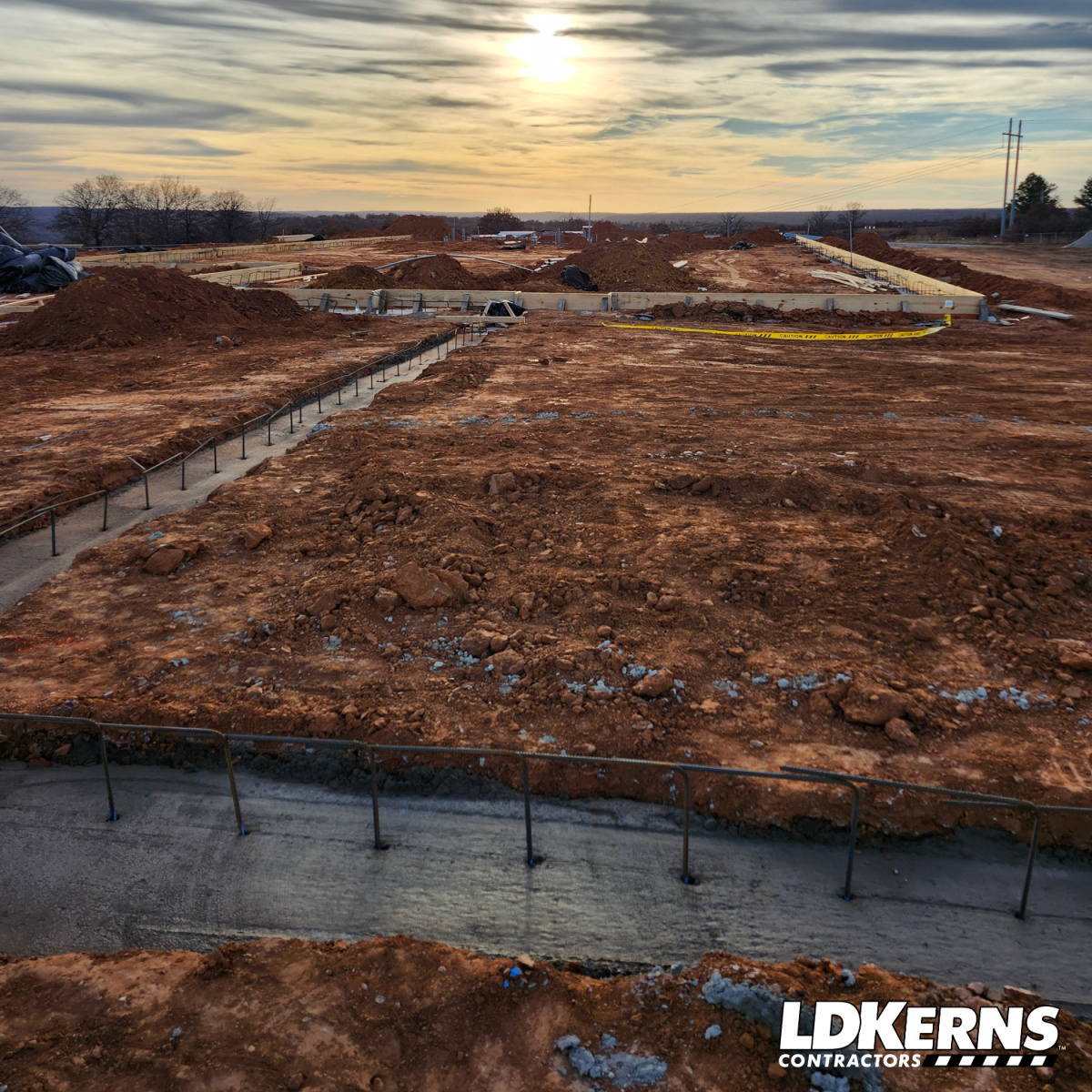LDKerns_com's tweet photo. Groundwork is officially underway at the Zink Ranch Conference Center &amp; Museum 🚧✨ Underground utilities are in and this project is off to a strong start thanks to great teamwork in the field. Shoutout to Ryan Day and Jon Conner 👏🏽💪🏽  #ZinkRanch https://t.co/9P6DgIjnvk