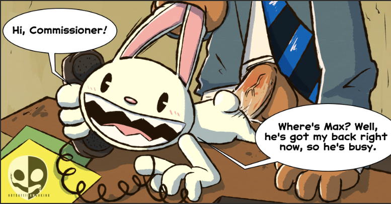 [NSFW] Sam and Max 

(Recreation of my old drawing back from 2024 xd)