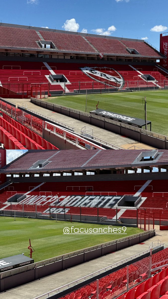 Volvio el Rojo a las populares  🔴🔴🔴

📸@facusanches9