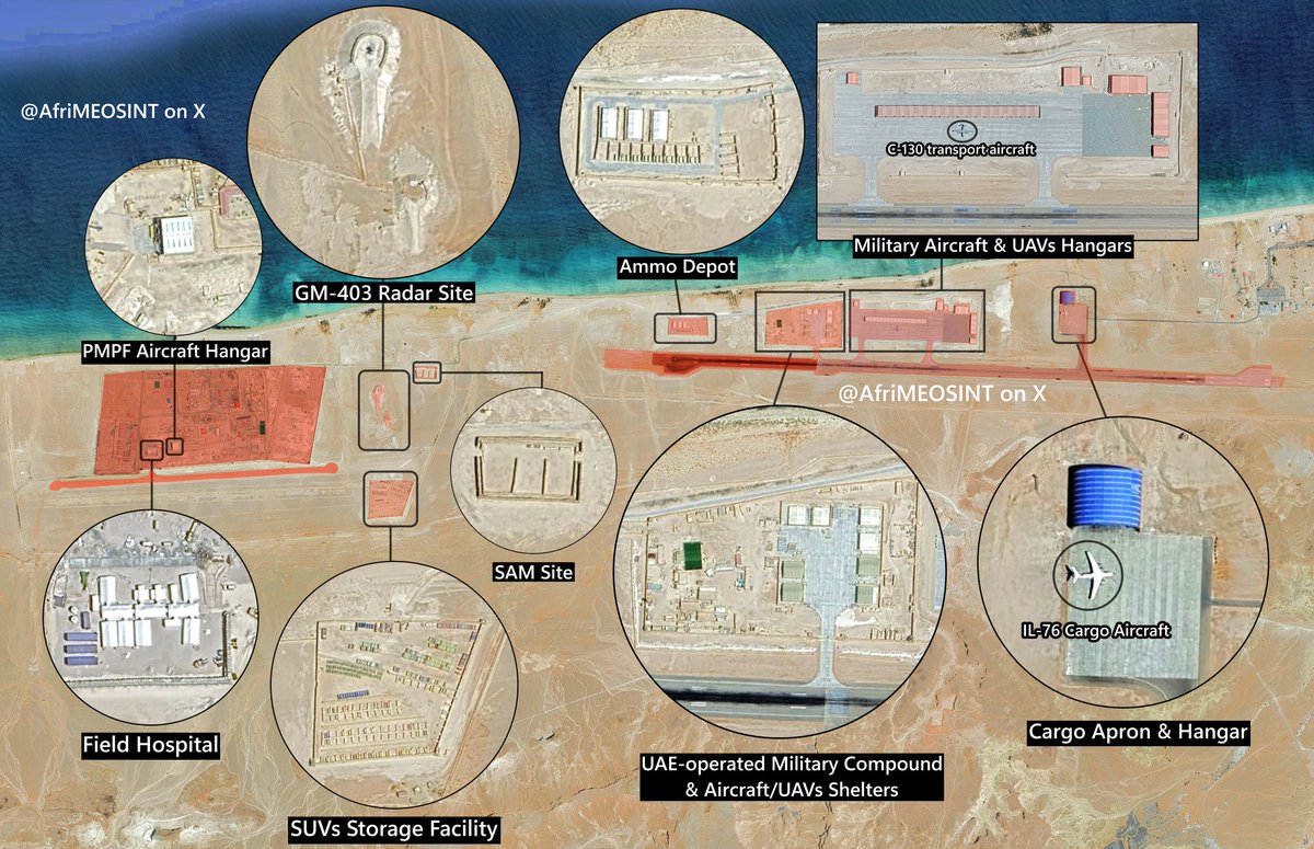 AfriMEOSINT's tweet image. Reports indicate that most foreign staff, including Colombians deployed at the UAE military base 🇦🇪 at Bosaso Airport and in the Puntland Maritime Police Force (PMPF) Camp, departed today. They reportedly boarded an Ethiopian Airlines aircraft with Somali government 🇸🇴 approval.