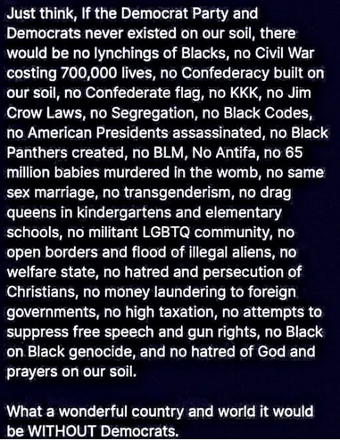 This really puts what Democrats have done to this country into perspective doesn't it?